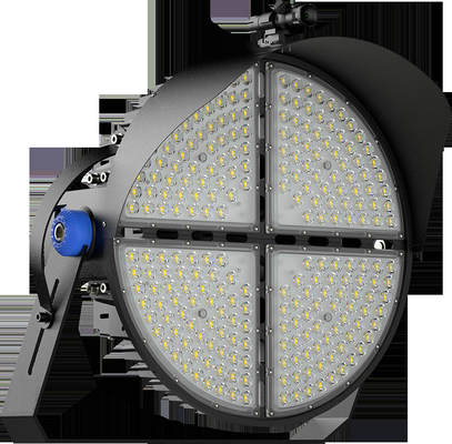چراغ استادیوم 600/800/1000W آلومینیوم تجاری LED روشنایی بیرونی با رتبه بندی IP65 و 120 ° زاویه پرتو