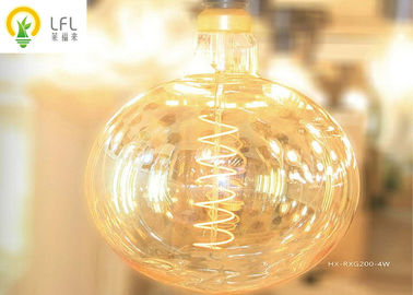 لامپ های فانتزی با رشته های اسپیرال رشته ای، لامپ های تزئینی شیشه ای طلایی