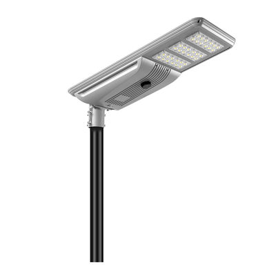 200lm / W کارایی بالا یکپارچه خورشیدی همه در یک چراغ خیابانی LED 30 60 80 100 120 وات طراحی مدل سازی شده عرضه OEM ODM