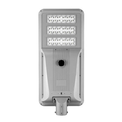 چراغ های بیرونی LED تجاری 200lm / W نور خیابان خورشیدی با پانل های تک کریستالی گزینه های قدرت سفارشی