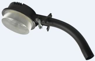 نوردهی بیرونی LED آلومینیومی با سنسور مایکروویو و سلول عکس نصب شده است